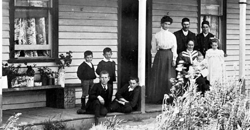 Povey Family at Carapook, 1909